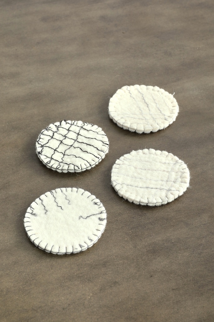 Fine Line Felt Coasters