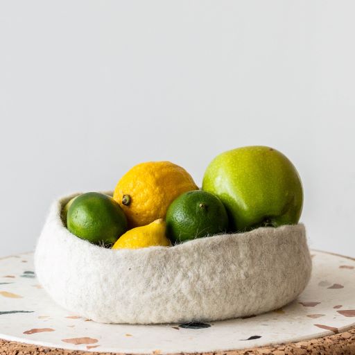 Hand Felted Nesting Bowls - Neutrals