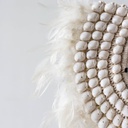 Feathered Shell Statement Necklace