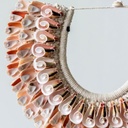 Pink Spiral Shell Necklace