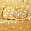 [GFT-BB01-GdWh-5] Bobble Baby Beanie (Newborn, Old Gold w/ Vanilla Bobbles)