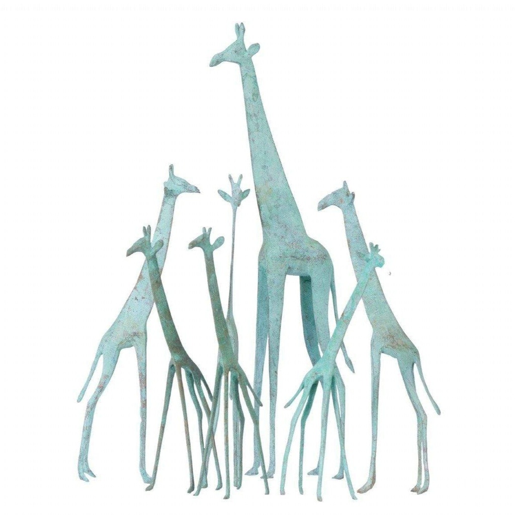 Tuareg Brass Giraffes
