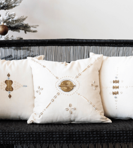 Kuwaloka Trade Bead Pillow
