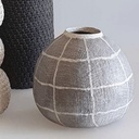 [DE-HPV02-OlGn] Hibo Papier Vase (Olive)