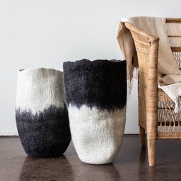 Felted Floor Vase
