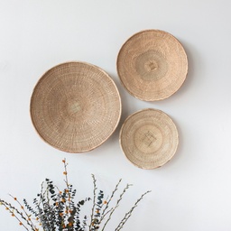 Binga Blonde Flat Baskets